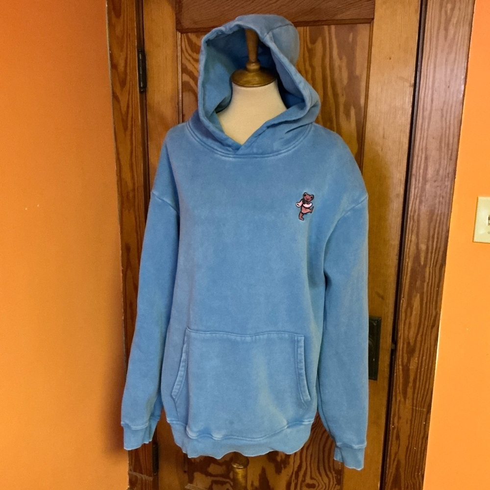 Section 119 Grateful Dead Hoodie XXL Blue Dancing Bear Deadhead Sweatshirt - Picture 8 of 16